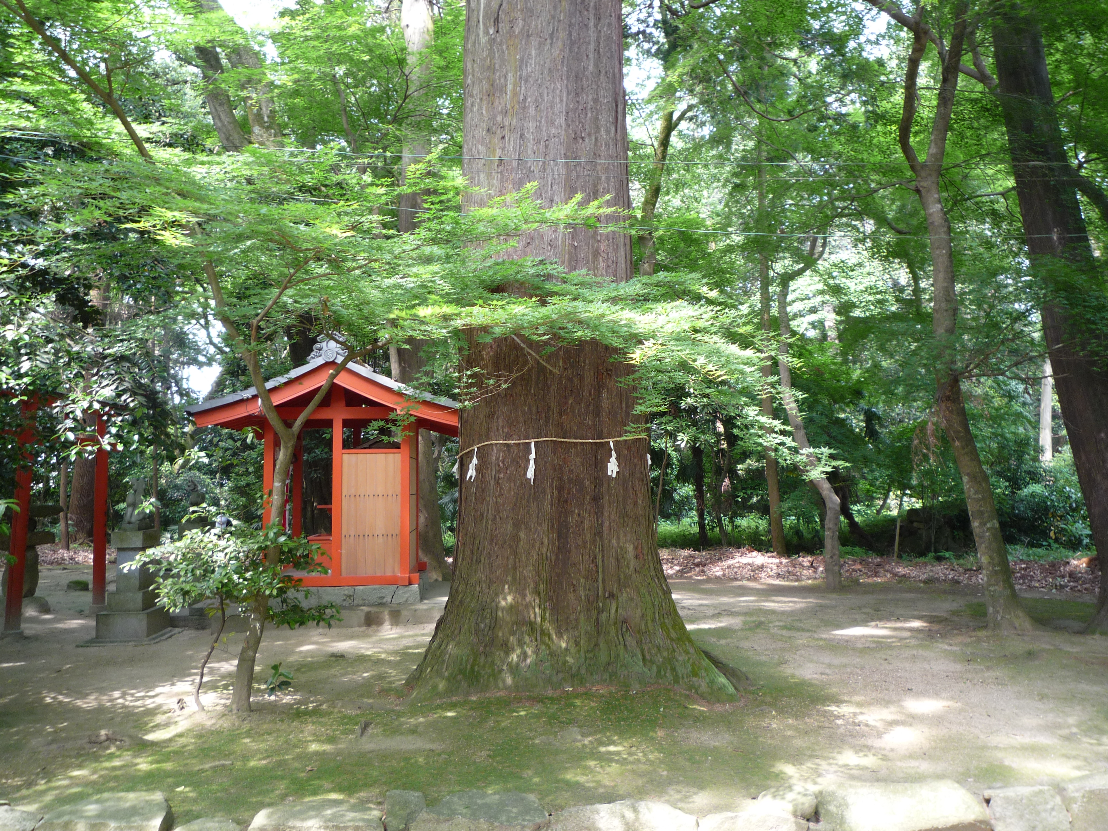 奥 石 神社